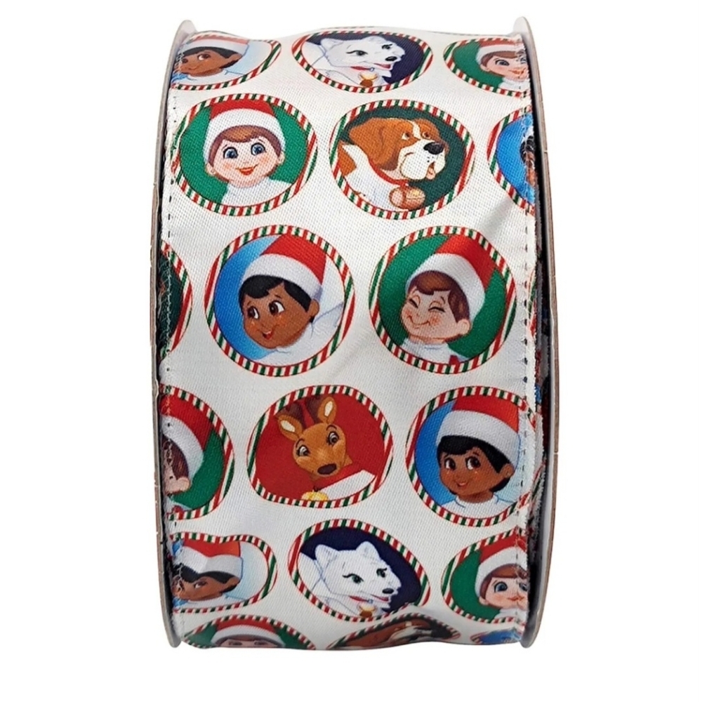 NWT original The Elf on the Shelf Elf Icon boy, girl, pets Ribbon, 10yd × 2.5' - Picture 5 of 7